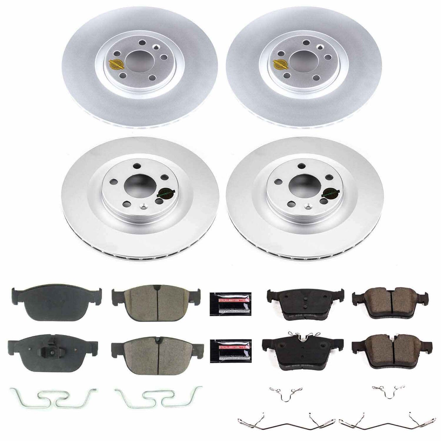 PowerStop Power Stop 17-18 Volvo S90 Front & Rear Autospecialty Brake Kit KOE7644