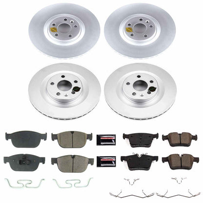 PowerStop Power Stop 17-18 Volvo S90 Front & Rear Autospecialty Brake Kit KOE7644