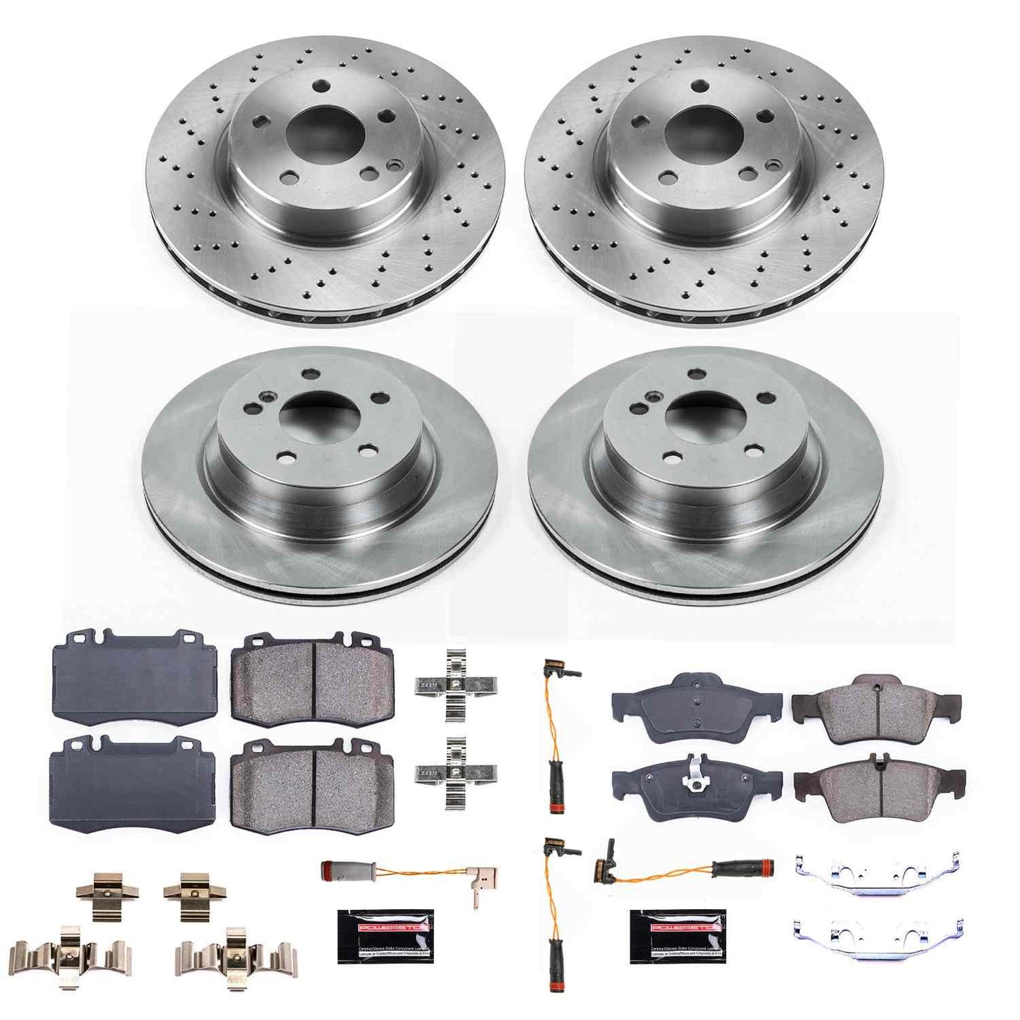 PowerStop Power Stop 04-06 Mercedes-Benz E500 Front & Rear Autospecialty Brake Kit KOE7764
