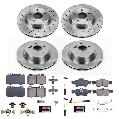 PowerStop Power Stop 04-06 Mercedes-Benz E500 Front & Rear Autospecialty Brake Kit KOE7764