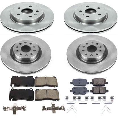 PowerStop Power Stop 16-17 Cadillac CT6 Front & Rear Autospecialty Brake Kit KOE7816