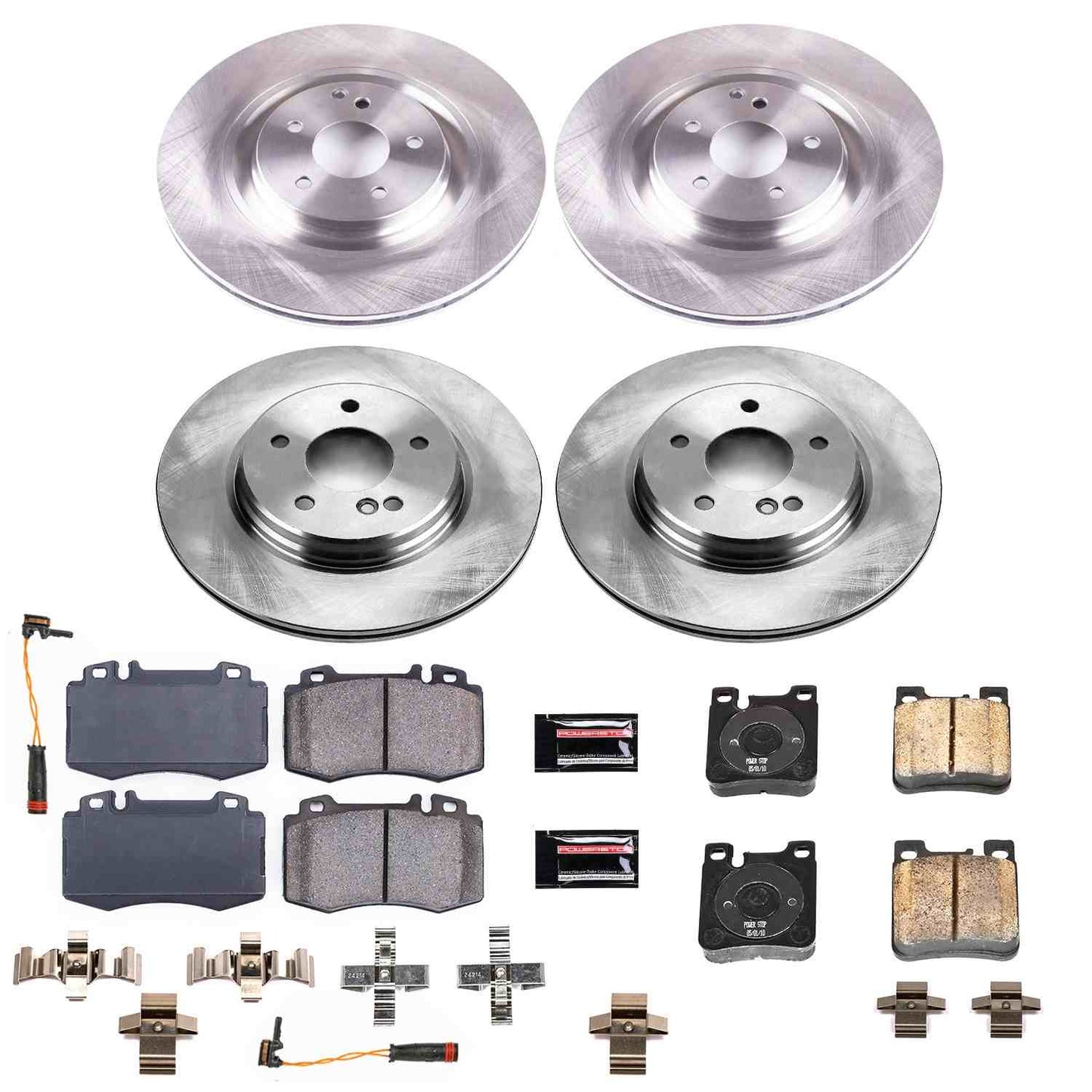 PowerStop Power Stop 03-06 Mercedes-Benz CLK500 Front & Rear Autospecialty Brake Kit KOE7828