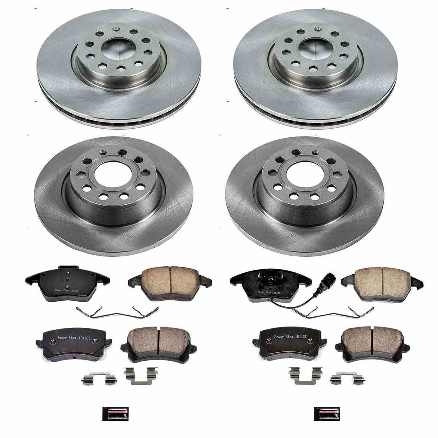 PowerStop Power Stop 09-17 Volkswagen CC Front & Rear Autospecialty Brake Kit KOE7836