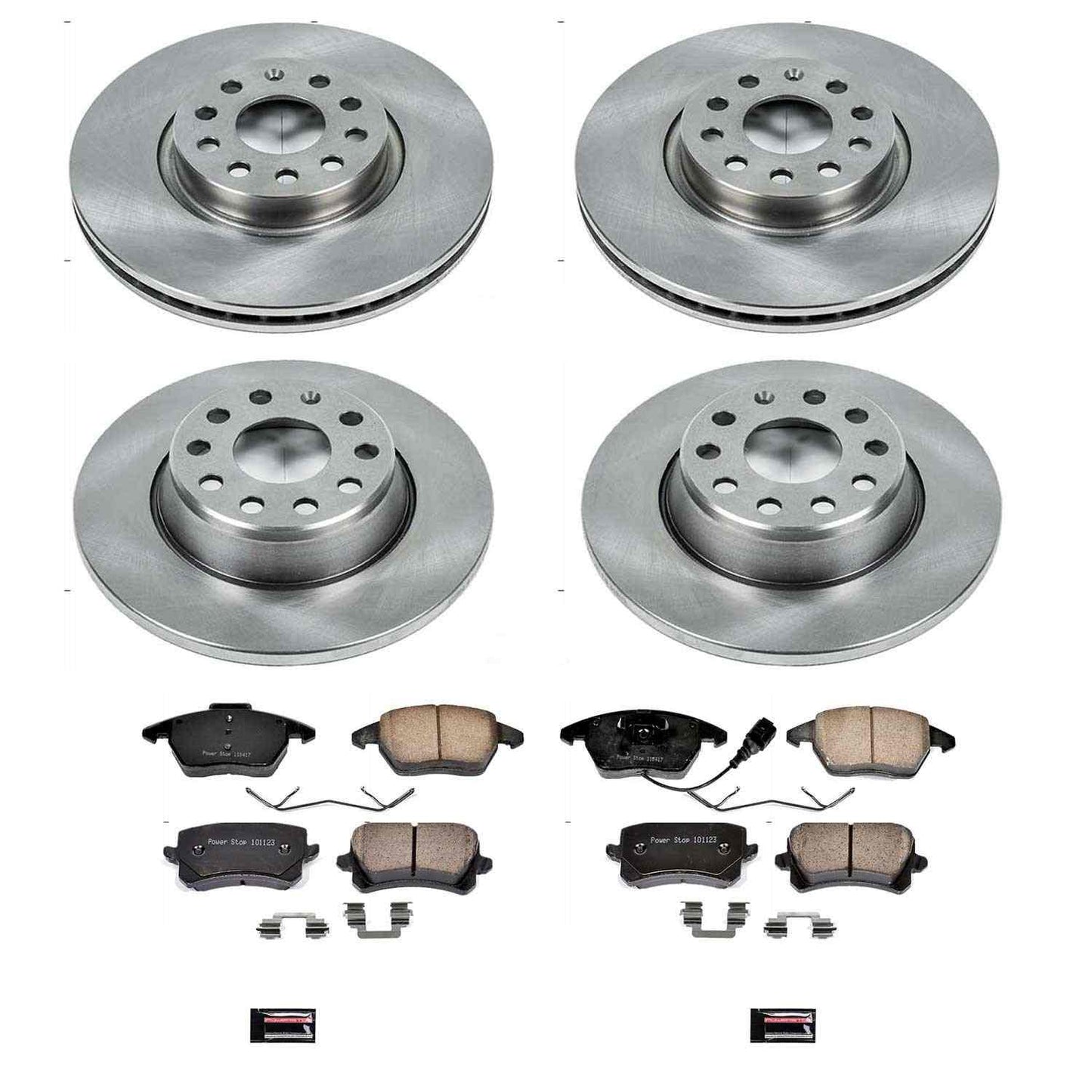 PowerStop Power Stop 2009 Volkswagen Passat Front & Rear Autospecialty Brake Kit KOE7838