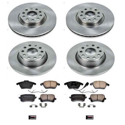 PowerStop Power Stop 2009 Volkswagen Passat Front & Rear Autospecialty Brake Kit KOE7838