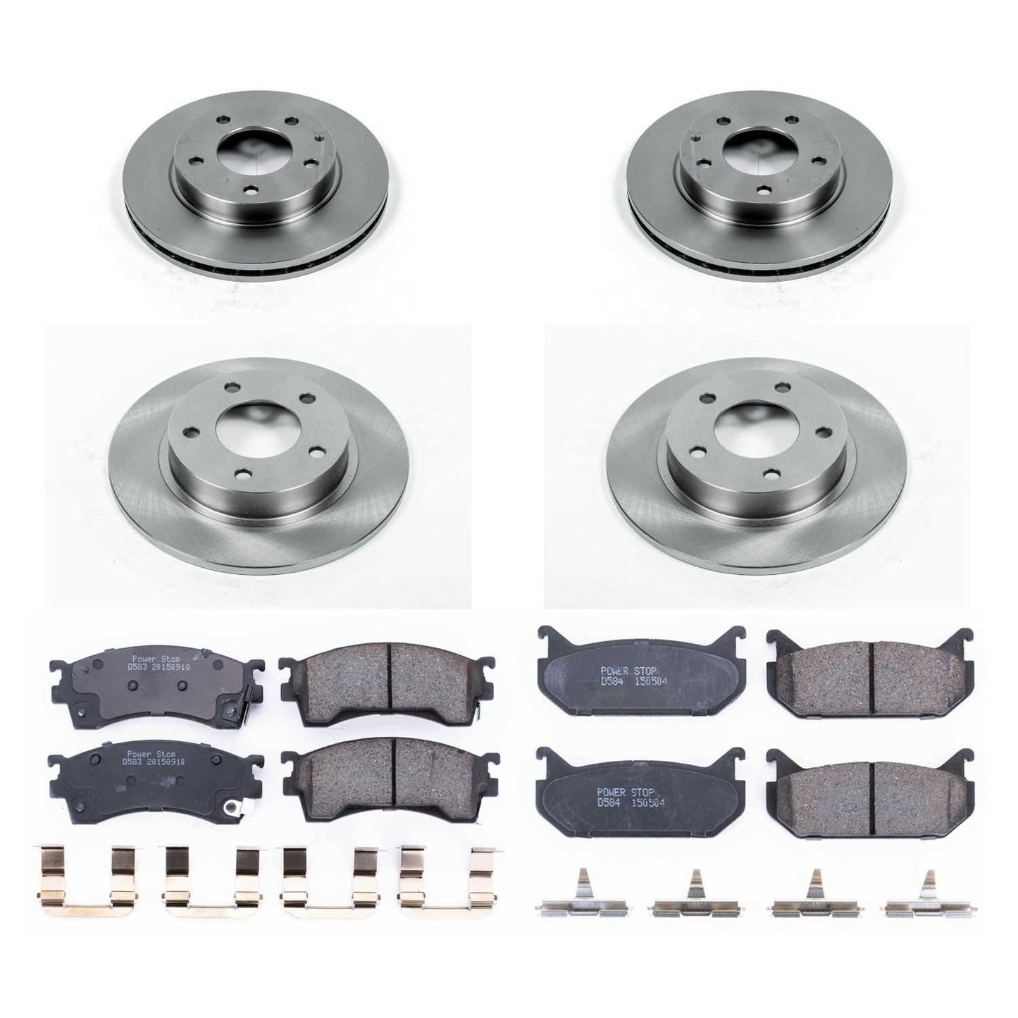 PowerStop Power Stop 93-97 Ford Probe Front & Rear Autospecialty Brake Kit KOE783
