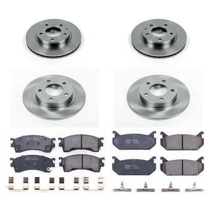 PowerStop Power Stop 93-97 Ford Probe Front & Rear Autospecialty Brake Kit KOE783