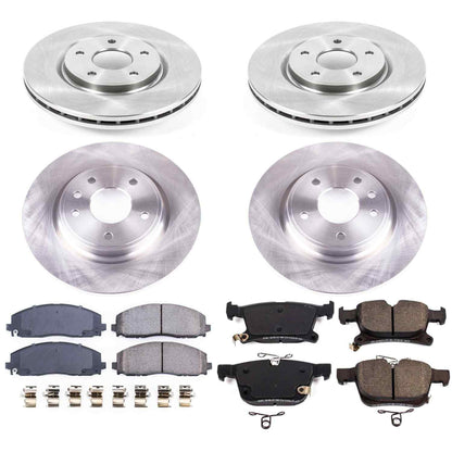 PowerStop Power Stop 17-19 Chrysler Pacifica Front & Rear Autospecialty Brake Kit KOE7841