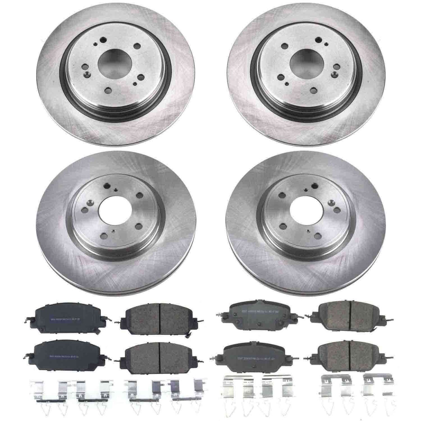PowerStop Power Stop 17-18 Honda CR-V Front & Rear Autospecialty Brake Kit KOE7873
