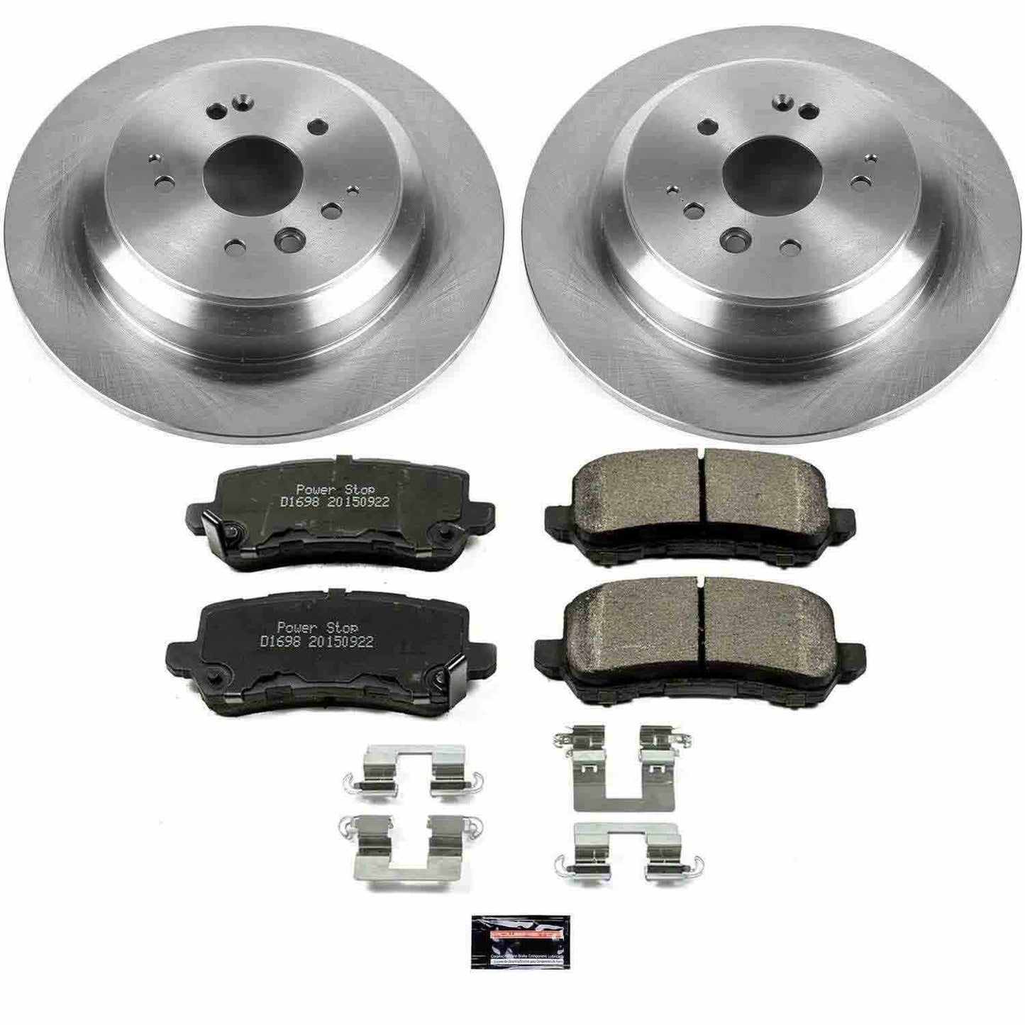 PowerStop Power Stop 17-19 Acura MDX Rear Autospecialty Brake Kit KOE7901
