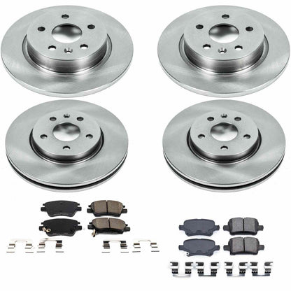 PowerStop Power Stop 2016 Chevrolet Cruze Front & Rear Autospecialty Brake Kit KOE7907