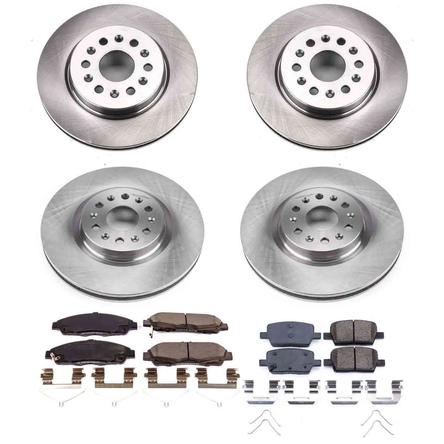 PowerStop Power Stop 17-18 Cadillac XT5 Front & Rear Autospecialty Brake Kit KOE7909