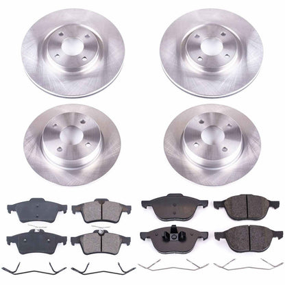 PowerStop Power Stop 2018 Ford EcoSport Front & Rear Autospecialty Brake Kit KOE7910