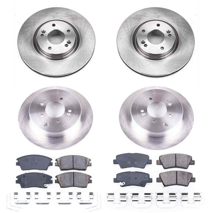 PowerStop Power Stop 17-19 Kia Sportage Front & Rear Autospecialty Brake Kit KOE7920