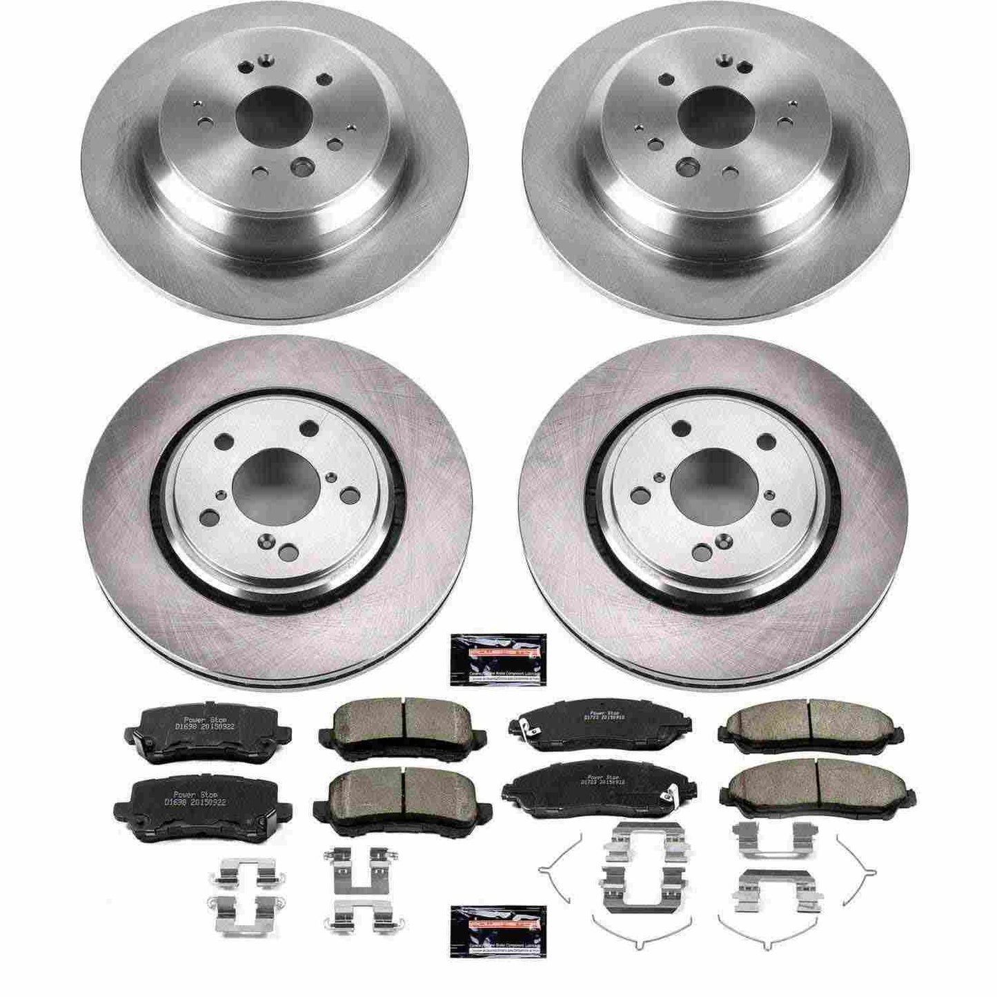 Power Stop 17-19 Acura MDX Front & Rear Autospecialty Brake Kit KOE7922
