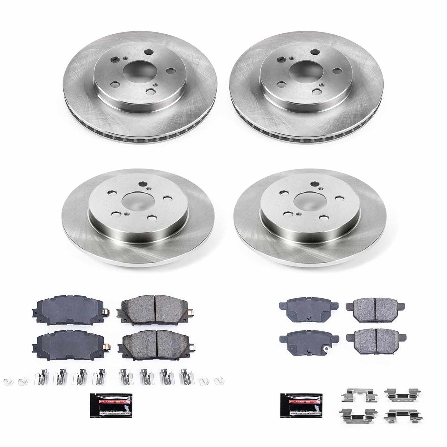 PowerStop Power Stop 2018 Toyota Prius Prime Front & Rear Autospecialty Brake Kit KOE7924