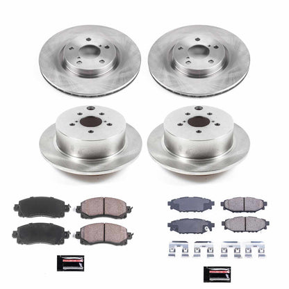 PowerStop Power Stop 17-19 Subaru Impreza Front & Rear Autospecialty Brake Kit KOE7926