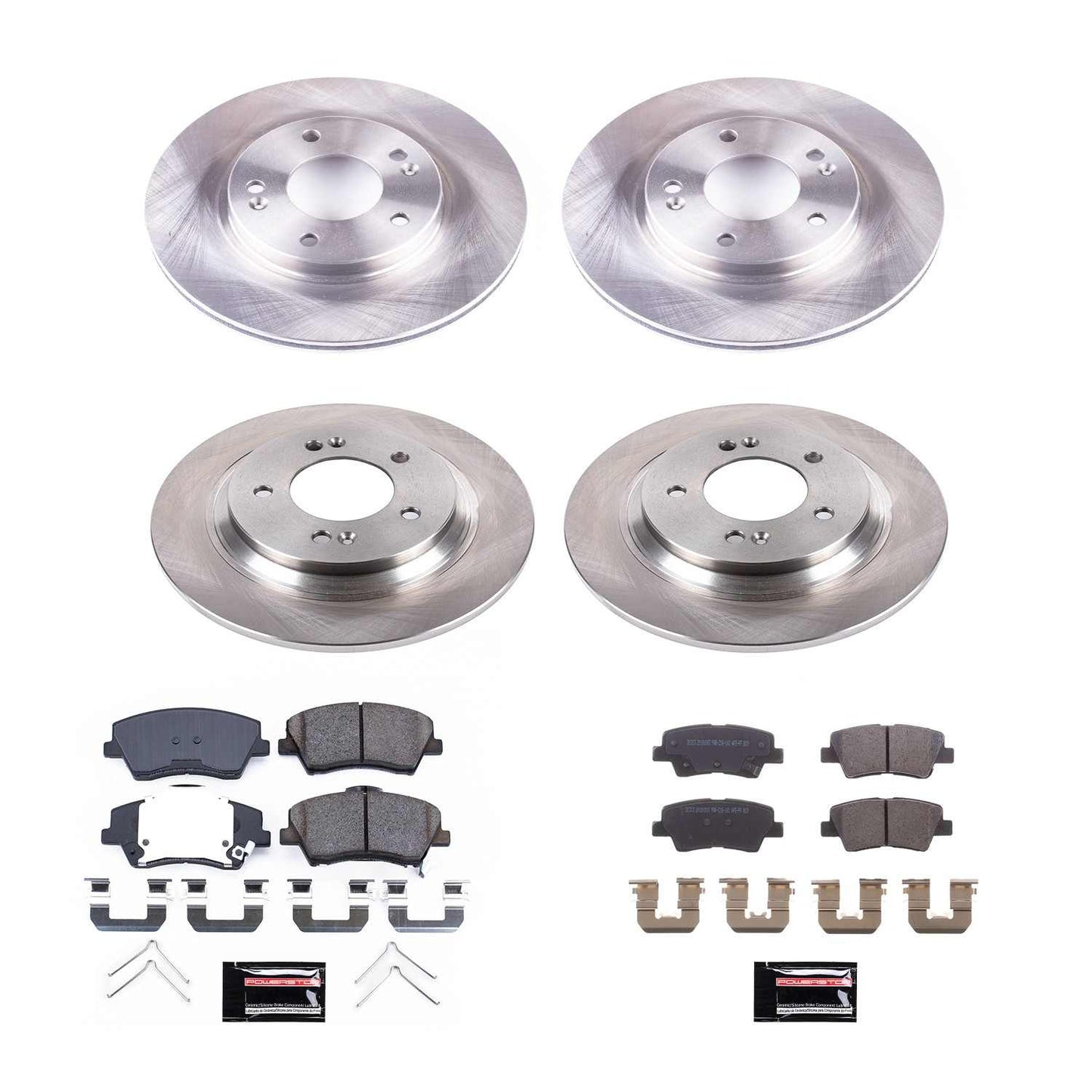 PowerStop Power Stop 2017 Hyundai Ioniq Front & Rear Autospecialty Brake Kit KOE7928