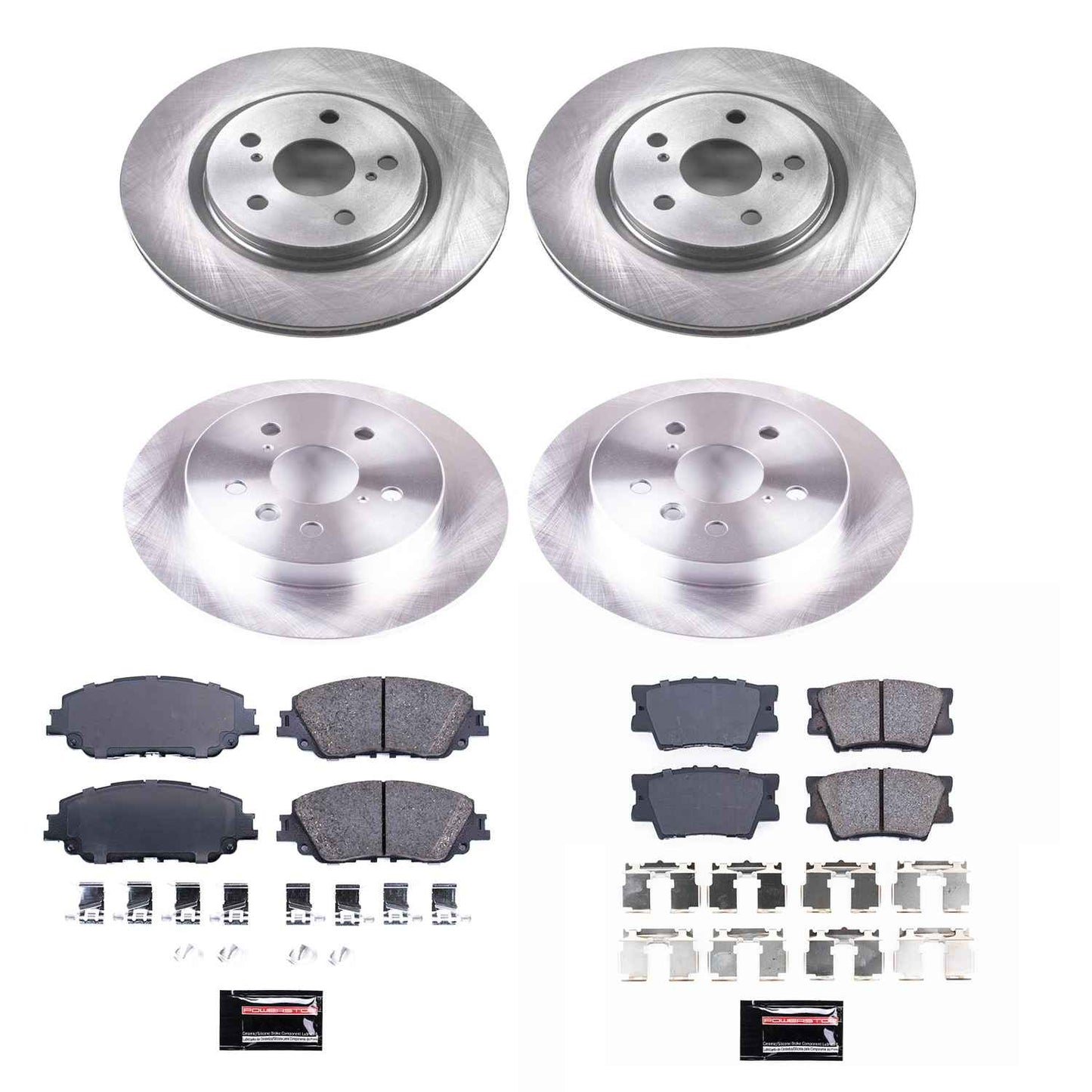 PowerStop Power Stop 18-19 Toyota Camry Front & Rear Autospecialty Brake Kit KOE7931