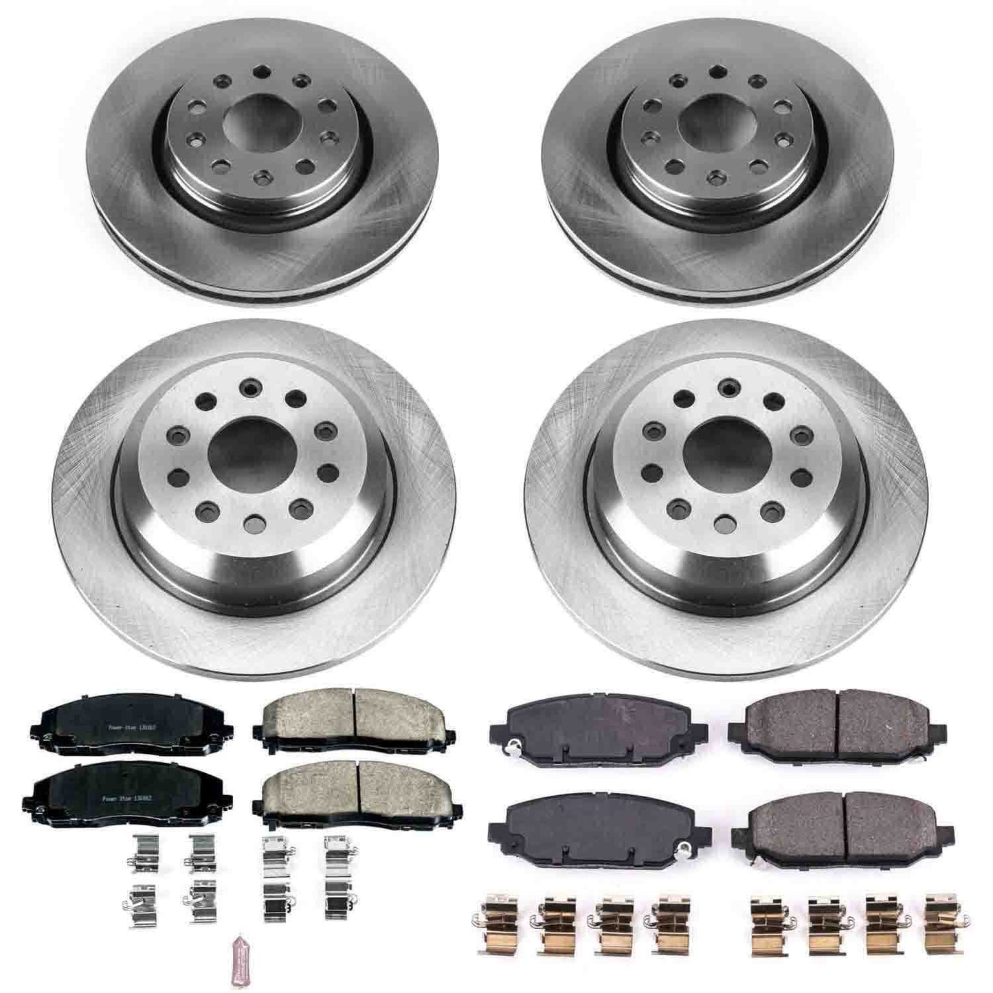 PowerStop Power Stop 18-19 Jeep Wrangler Front & Rear Autospecialty Brake Kit KOE7938