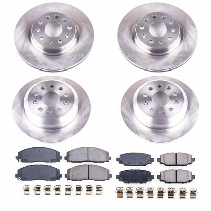 PowerStop Power Stop 18-19 Jeep Wrangler Front & Rear Autospecialty Brake Kit KOE7939