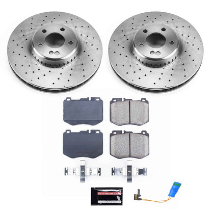 PowerStop Power Stop 2018 Mercedes-Benz C350e Front Autospecialty Brake Kit KOE7969