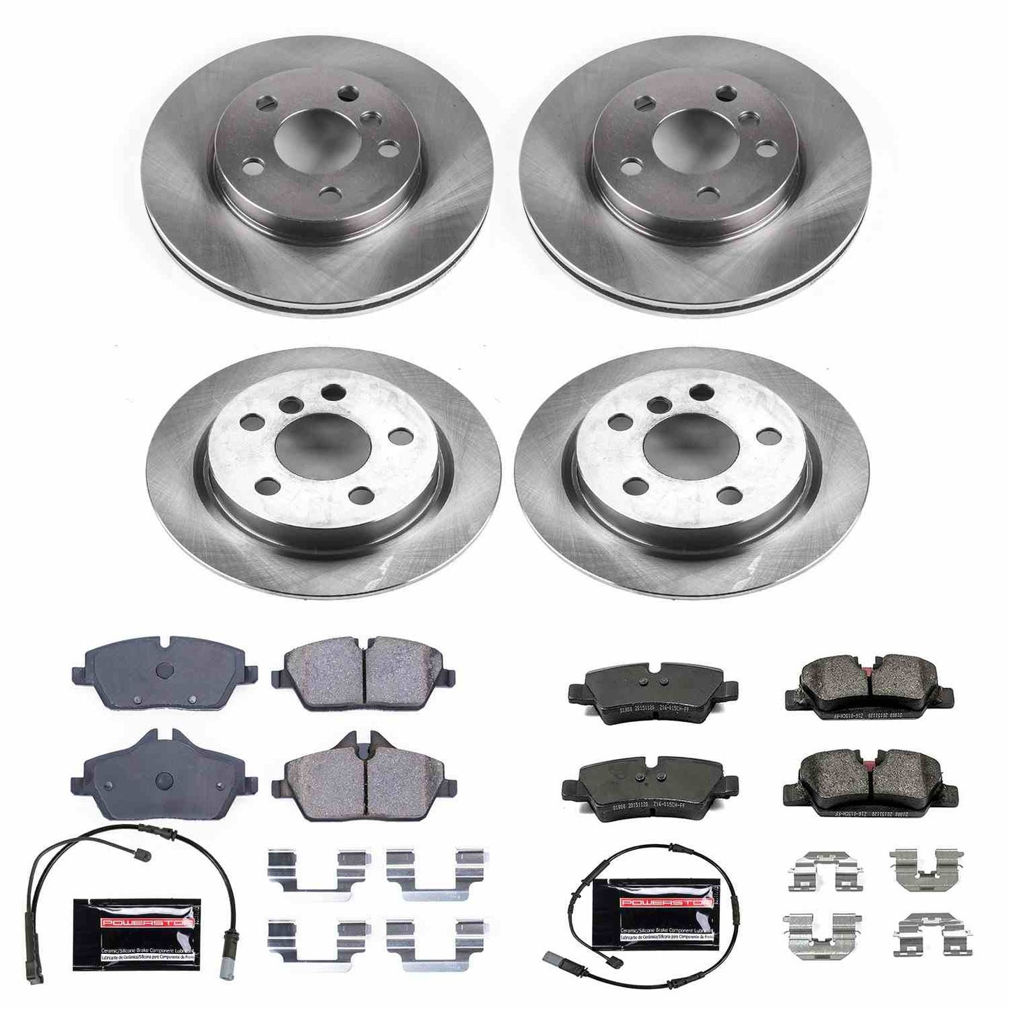 PowerStop Power Stop 14-16 Mini Cooper Front & Rear Autospecialty Brake Kit KOE7978