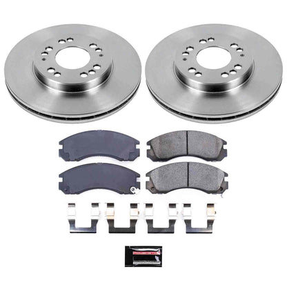 PowerStop Power Stop 91-96 Dodge Stealth Front Autospecialty Brake Kit KOE798
