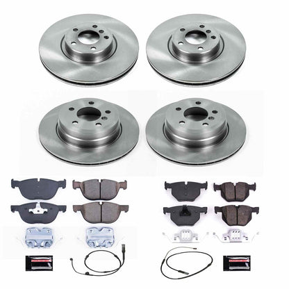 PowerStop Power Stop 16-18 BMW X5 Front & Rear Autospecialty Brake Kit KOE7996