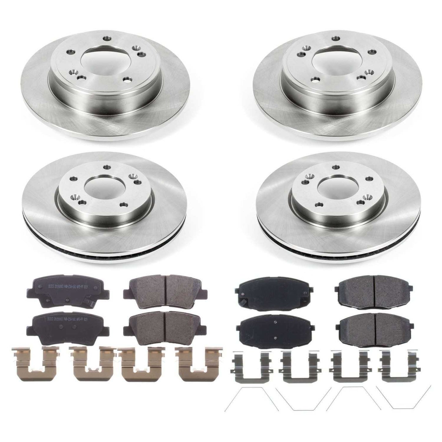 PowerStop Power Stop 17-19 Kia Soul Front & Rear Autospecialty Brake Kit KOE8008