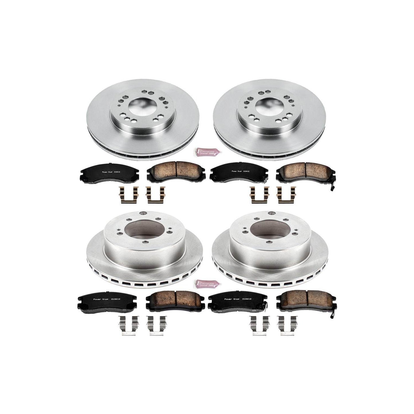 PowerStop Power Stop 91-96 Dodge Stealth Front & Rear Autospecialty Brake Kit KOE800