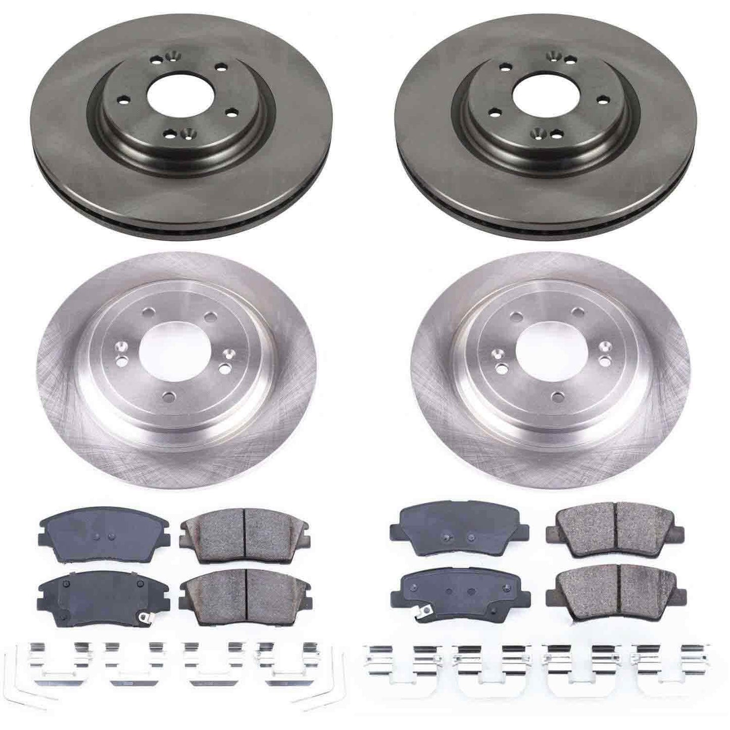 PowerStop Power Stop 17-18 Kia Sportage Front & Rear Autospecialty Brake Kit KOE8010