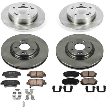 PowerStop Power Stop 17-19 Kia Soul Front & Rear Autospecialty Brake Kit KOE8012