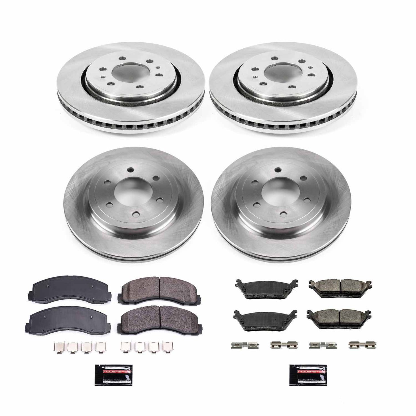 PowerStop Power Stop 2018 Ford Expedition Front & Rear Autospecialty Brake Kit KOE8026