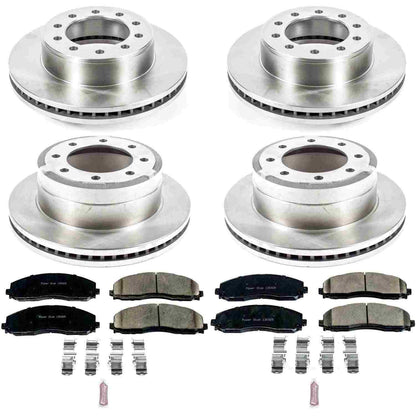PowerStop Power Stop 2016 Ford F-350 Super Duty Front & Rear Autospecialty Brake Kit KOE8028