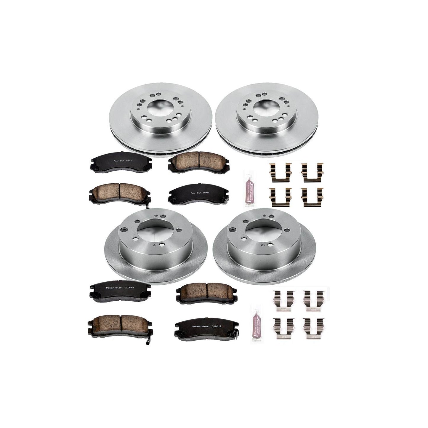 PowerStop Power Stop 95-97 Eagle Talon Front & Rear Autospecialty Brake Kit KOE802