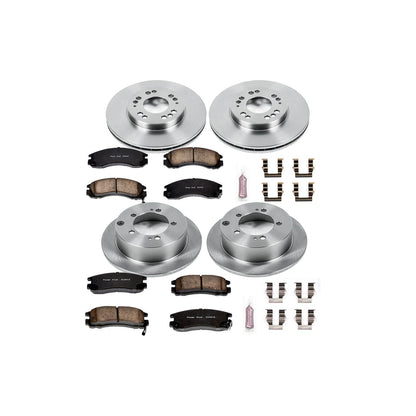PowerStop Power Stop 95-97 Eagle Talon Front & Rear Autospecialty Brake Kit KOE802