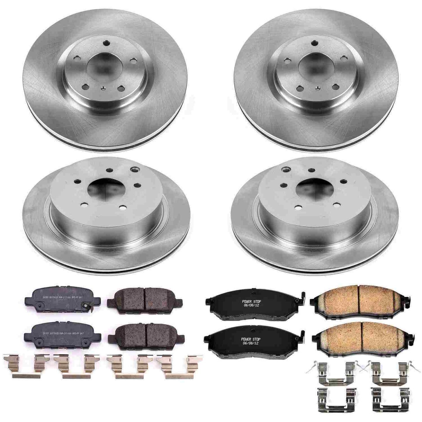 PowerStop Power Stop 18-19 Infiniti Q70 Front & Rear Autospecialty Brake Kit KOE8061