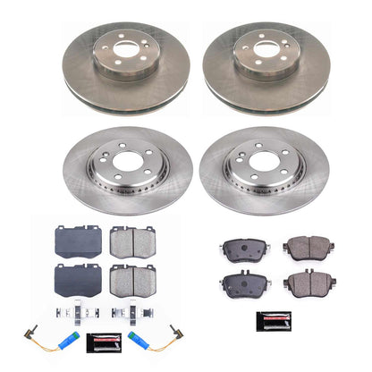 Power Stop 2017 Mercedes-Benz E300 Front & Rear Autospecialty Brake Kit KOE8072