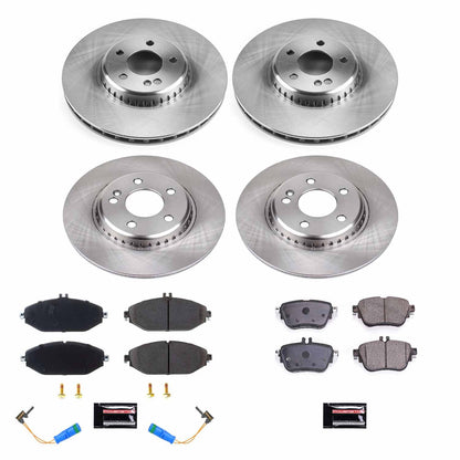 PowerStop Power Stop 2018 Mercedes-Benz E300 Front & Rear Autospecialty Brake Kit KOE8074