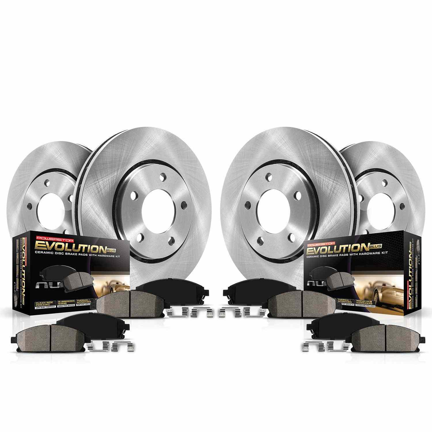 PowerStop Power Stop 17-18 Mercedes-Benz C300 Front & Rear Autospecialty Brake Kit KOE8103