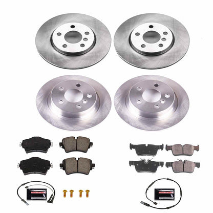 PowerStop Power Stop 16-18 Mini Cooper Clubman Front & Rear Autospecialty Brake Kit KOE8105