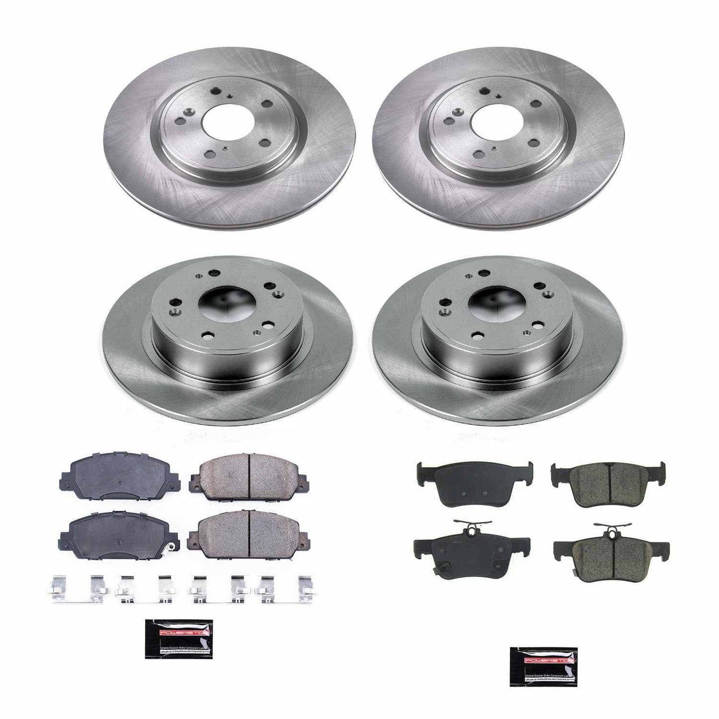 PowerStop Power Stop 18-19 Honda Accord Front & Rear Autospecialty Brake Kit KOE8166