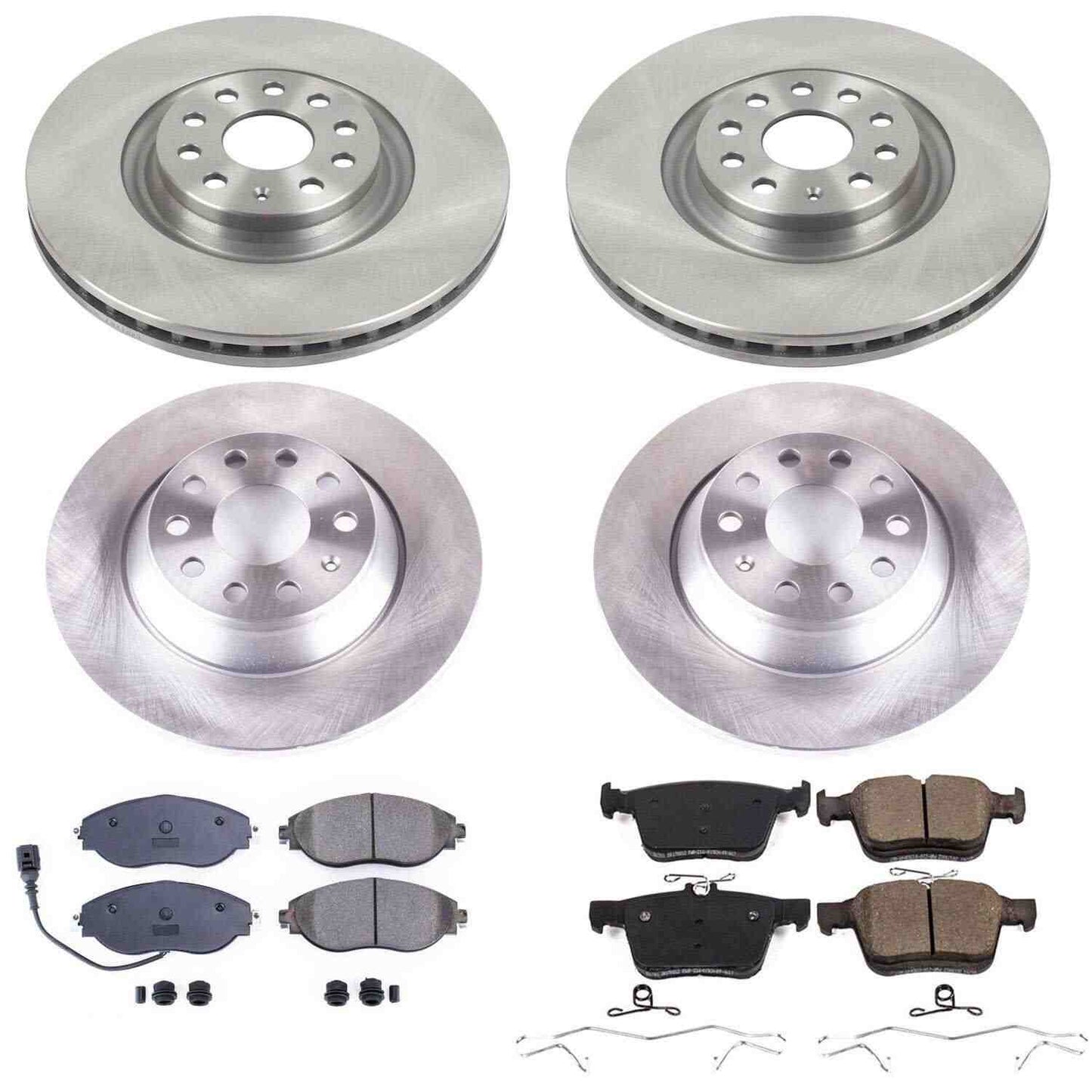 PowerStop Power Stop 18-19 Volkswagen Tiguan Front & Rear Autospecialty Brake Kit KOE8168