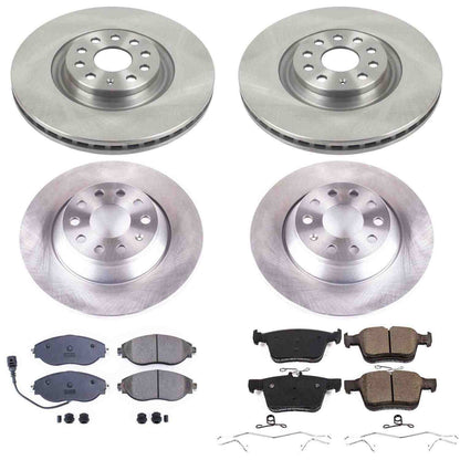PowerStop Power Stop 18-19 Volkswagen Tiguan Front & Rear Autospecialty Brake Kit KOE8168