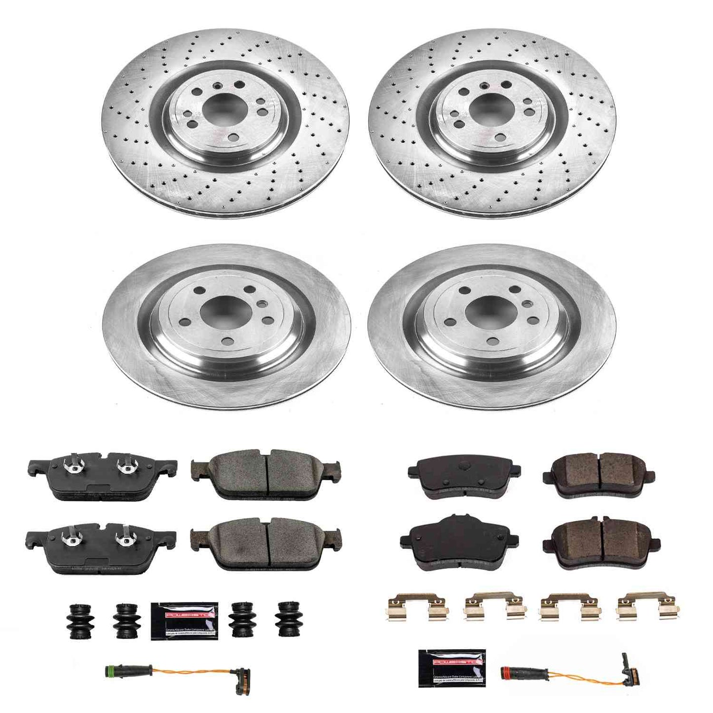 PowerStop Power Stop 2018 Mercedes-Benz GLE550e Front & Rear Autospecialty Brake Kit KOE8191