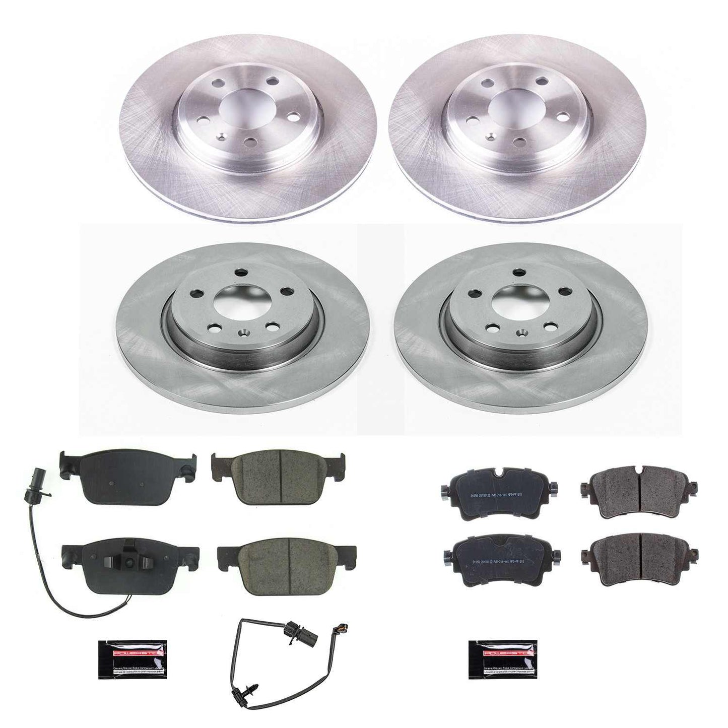 PowerStop Power Stop 2019 Audi A4 Front & Rear Autospecialty Brake Kit KOE8197