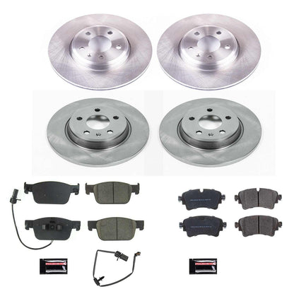 PowerStop Power Stop 2019 Audi A4 Front & Rear Autospecialty Brake Kit KOE8197