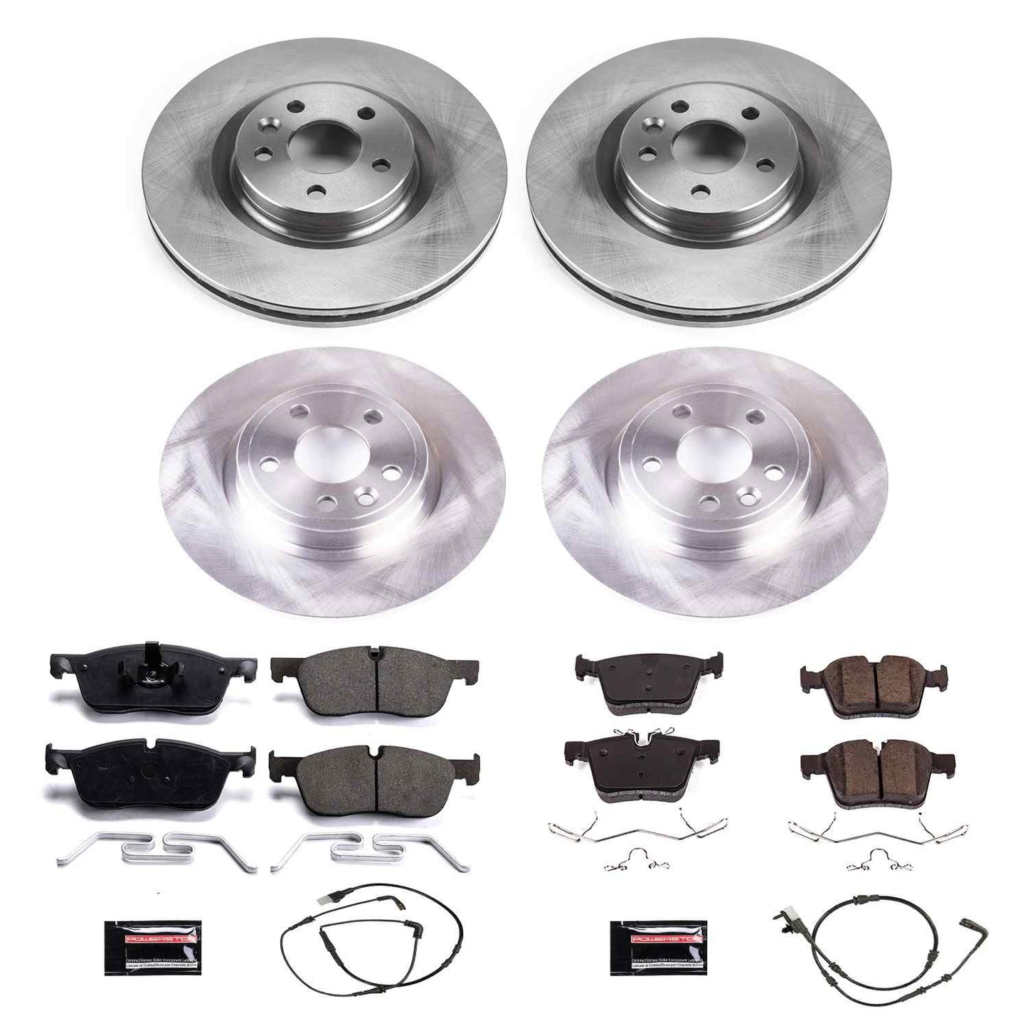 PowerStop Power Stop 18-19 Land Rover Discovery Sport Front & Rear Autospecialty Brake Kit KOE8198