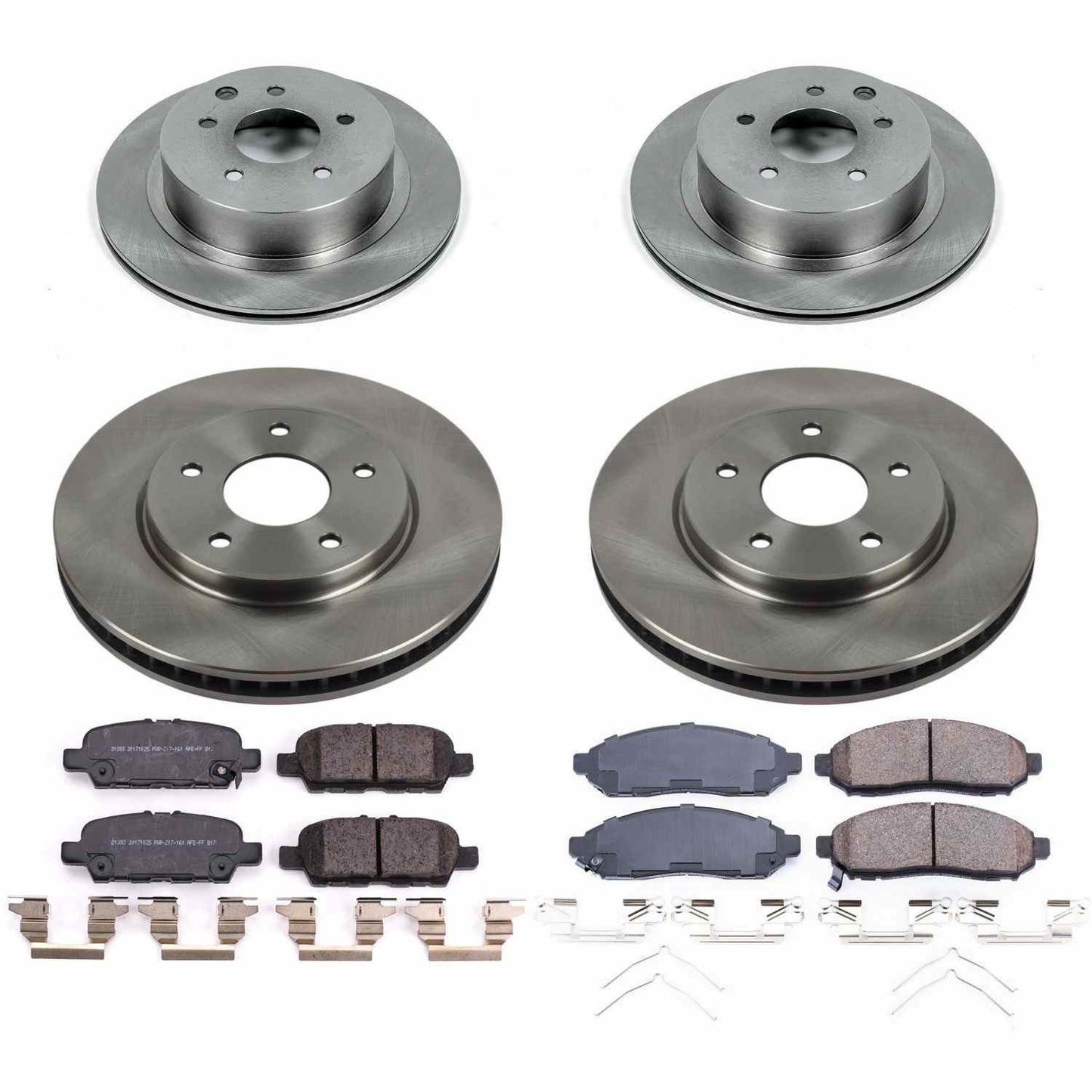 PowerStop Power Stop 11-14 Nissan Leaf Front & Rear Autospecialty Brake Kit KOE8272